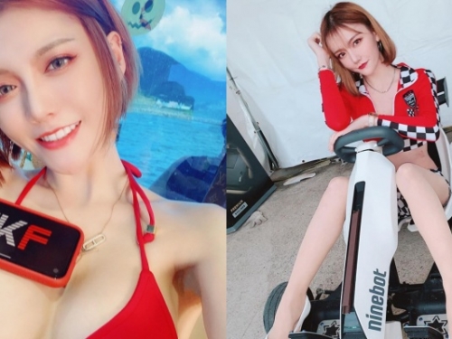 戀愛了！電眼正妹大曬「酥胸、美腿」！雖然名字叫「酸酸」，笑起來卻甜甜！