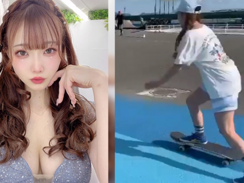 粉絲大喊「就去日本學滑板！」人氣女優 結月りあ 曝光私下嗜好，直言：好天氣就想滑板