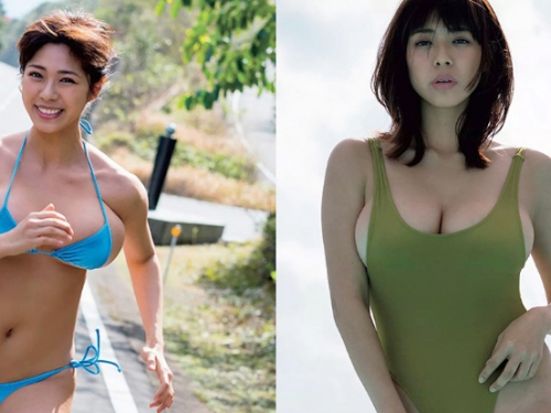 跑起來！「H級巨乳」違反地心引力法則彈跳而出　乳球離開地球表面！