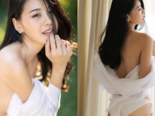 清晨曬奶！「美尻小妖精」一大早讓奶奶透氣，上衣都不用穿了！