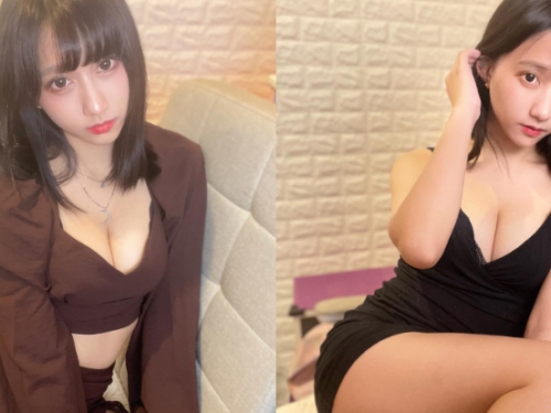 「大眼少女」自拍神情超誘惑，「無辜掏乳」偷顯邪惡思維