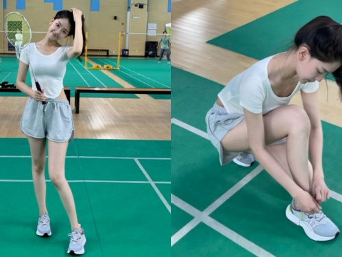 羽球場「超可愛正妹」甜美笑容好燦爛！氣質高顏值回頭率滿分