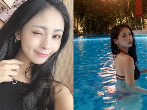 氣質型仙女「語倩Rosie」皮膚白嫩身材高挑，據說本人比照片美，看過都說讚！