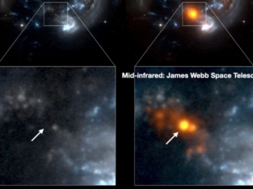 碰撞星系爆出強星際光，確認驅動光源的「引擎」位置