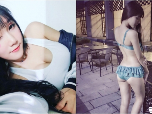 男友視角的「洶湧乳量」！獨享比基尼後的「蜜桃臀」，讓人好羨慕！