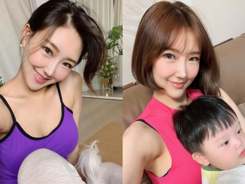 產後瘋狂脹奶！韓國地方媽媽「雪白豪乳」奶比頭大　六塊肌+八字奶太不科學啦！
