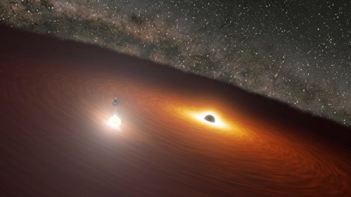 雙黑洞系統爆發超強光 亮度為銀河系的100倍