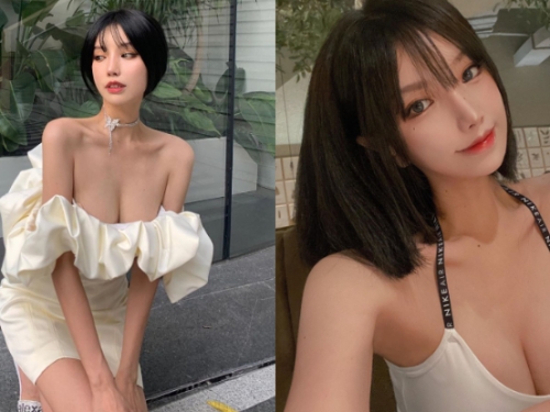 時尚尤物「王希唯」性感鎖骨深到能裝水，「美體狂頂傲氣車燈」更讓人驚艷！