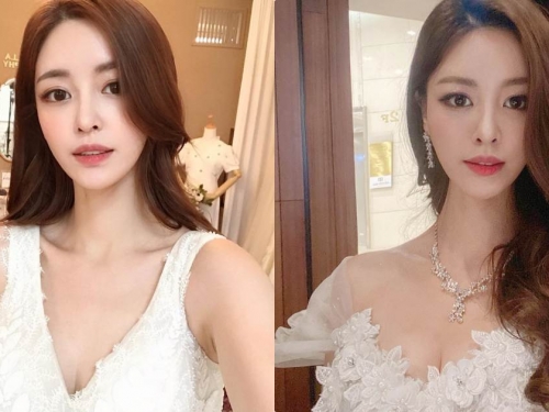 氣質選美小姐「臉蛋超上鏡」，優雅低胸禮服好有女人味喔！