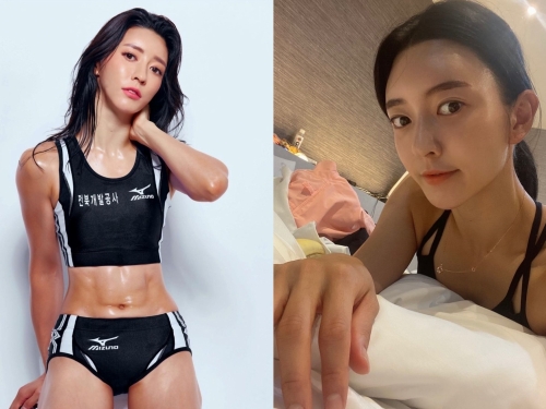 韓國田徑女神「金智恩」結實肌肉曲線超火辣　天使臉蛋意外撞臉權娜拉