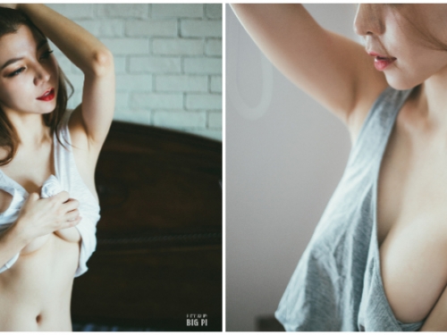 「美乳正妹」火辣胴體的專屬寫真！攝影師邱大皮鏡下性感內斂的女體曲線！