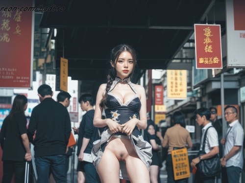 badbro_Hong Kong street cheongsam