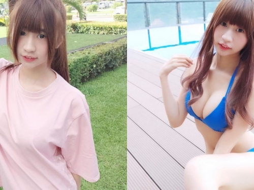呆萌系女孩「雅甄」居然擁有超兇body！小兔子變身辣妹的反差萌超搶眼