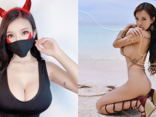 好想和她一起運動！火辣尤物「牛奶兒」愛健身！比基尼曬爆乳、S 曲線