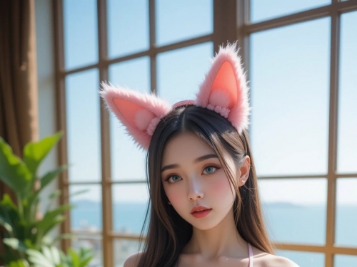 Red Pink House Cat