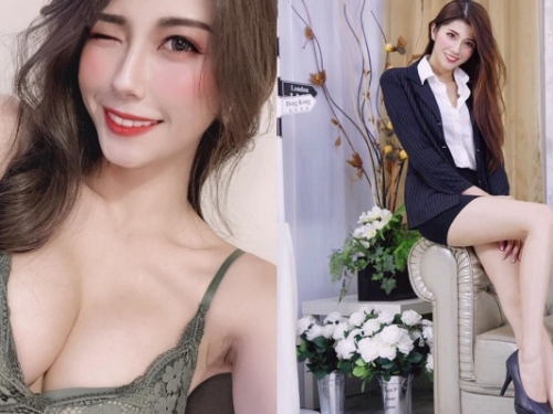 長腿＋美胸＝完美組合！辣模「Joanna 沐沐」解放事業線！「黑絲穿搭」讓人戀愛