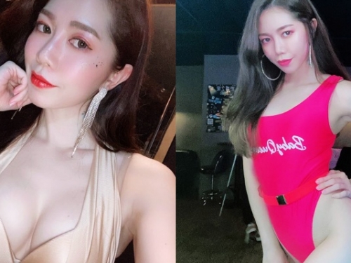 深邃的五官，犯罪的開端！舞場女神「萬萬」辣曬超犯規「D 胸、纖腰、美腿」