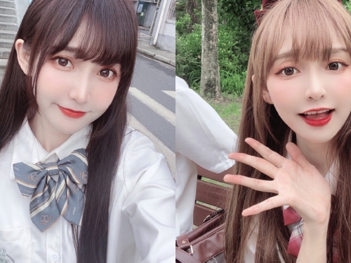 捕獲超可愛「制服蘿莉正妹」，對你甜笑「迷人顏值」萌到無法擋！