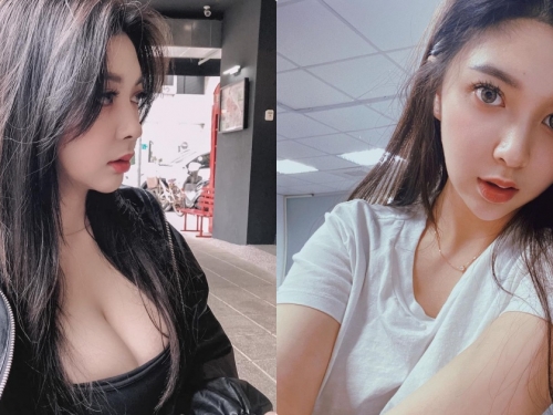 美乳辣妹「愷咪kimi」低胸造型超惹火，「大顆車頭燈」畫面太震撼！
