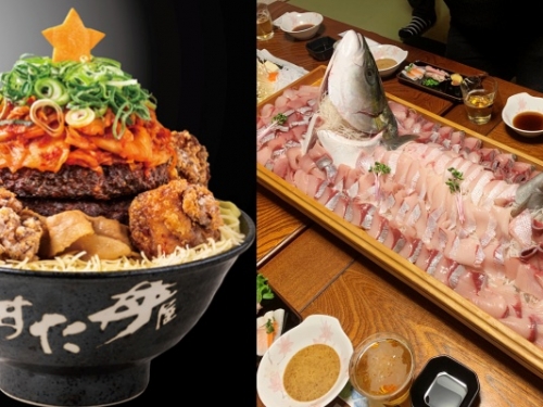太浮誇！日本推份量超巨大「聖誕樹丼」、「生魚片擺盤」掀打卡熱潮