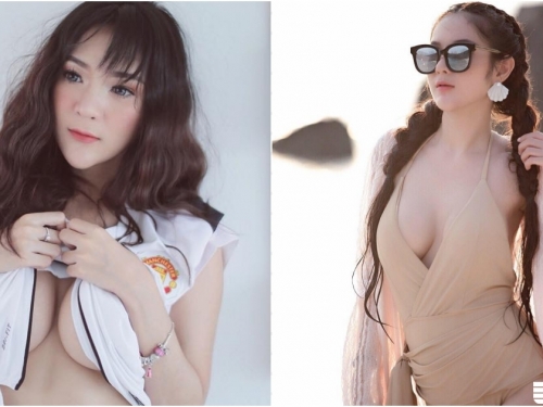 妹子球衣不穿好！「兩球雪乳」衣服掀開就露出！「美好肉體」擋都擋不住啊！