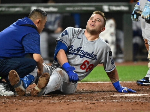 MLB》道奇DFA防禦率破6右投！ 24歲大物捕手拉辛進傷兵