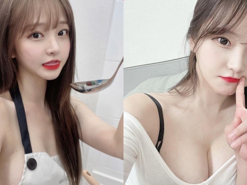巨乳小廚娘「做菜時裡面沒穿」，「誘惑的白嫩側乳」太引遐想！
