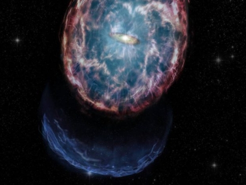 雙中子星合併後出現的穩定 X 射線，可能是千新星餘暉