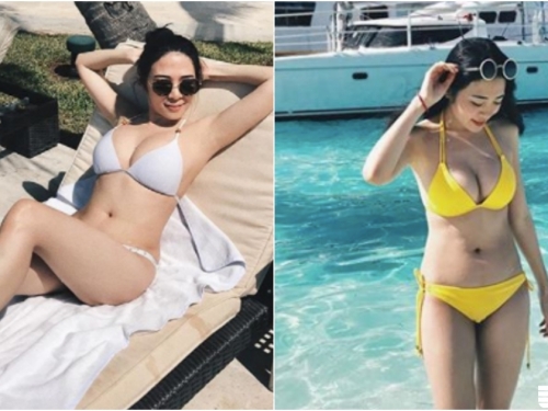 長榮正妹空姐「火辣比基尼」度假去！「渾圓飽滿」美乳出來曬太陽！