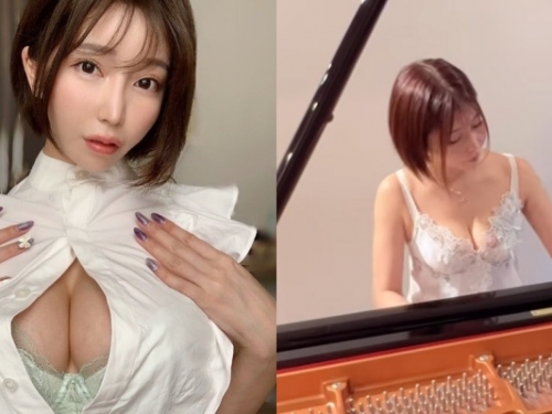 G 級女星「古河由衣」琴藝了得！「穿這樣彈琴」讓網友分心了