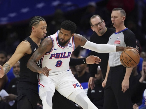 NBA》簽70億約的喬治因傷提前報銷 七六人三巨頭有2人關機了