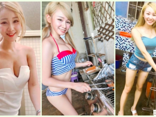 超可愛！D奶「爆乳烤蝦妹」飽滿乳量太犯規！邪惡的「男友視角」讓人心花怒放…