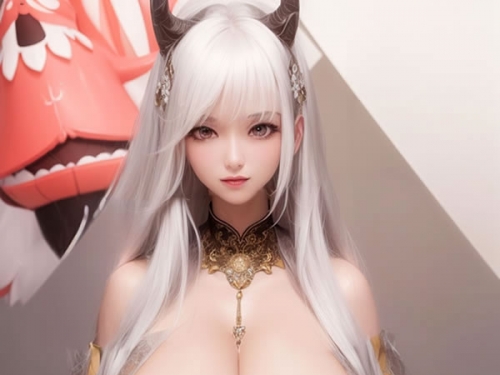 AI Generates Extra Large Tits Beauty 002