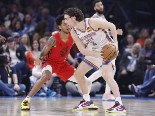 NBA》吉迪大三元、「SGA」31分5籃板！雷霆62分差再度殺翻拓荒者