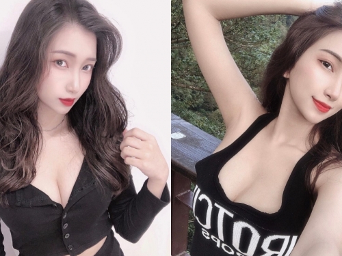 美胸正妹「Nana」爬象山誘惑自拍，「白嫩的曲線」比風景還吸睛！