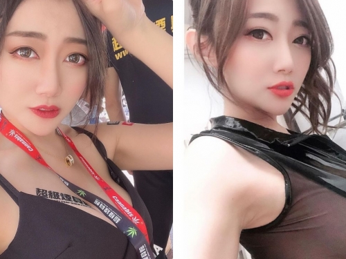 大眼麻豆「張佳佳」透視的側乳好誘惑，超火辣造型太魅惑了！