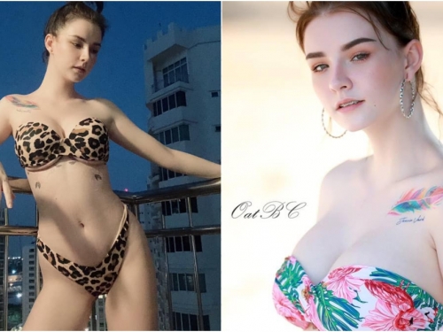 混血正妹最愛比基尼！「巨乳美尻」動不動露出，南半球超搶鏡啊～