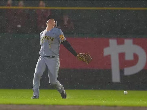 日職》央聯龍頭阪神虎惡夢5連敗！ 5小時雨中大戰遭樂天再見安