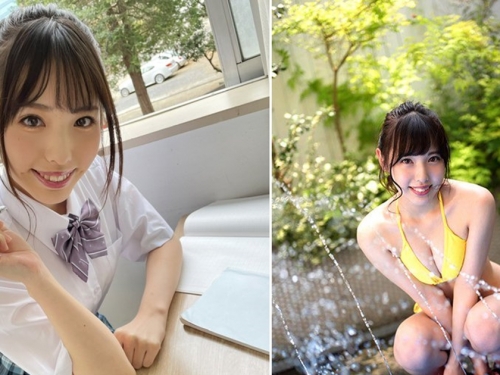 和服老店千金！　C罩杯氣質美少女「白桃花」忘不了拍攝時的快感再次上京拍片！