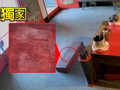 高市振天宮出現神秘鞋印 廟方釋影片嘖嘖稱奇！