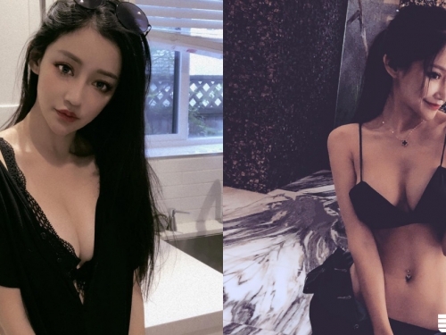 暗黑系性格正妹！胸前「渾圓水滴乳」實在太迷人啦！