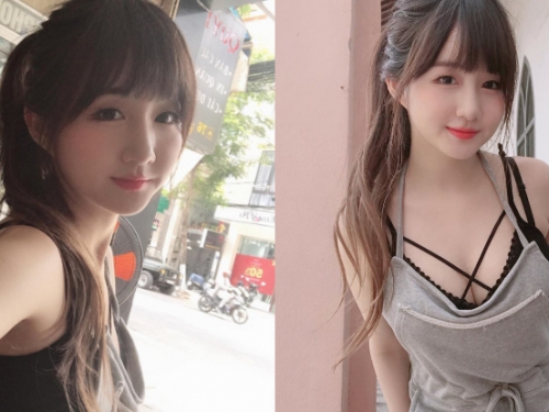 手機包膜店驚見「童顏巨乳」正妹店員　超翹蜜臀讓人欲罷不能！