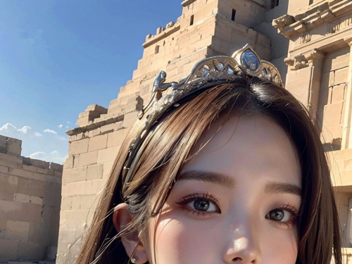 美豔帶一絲霸氣的帝國王女