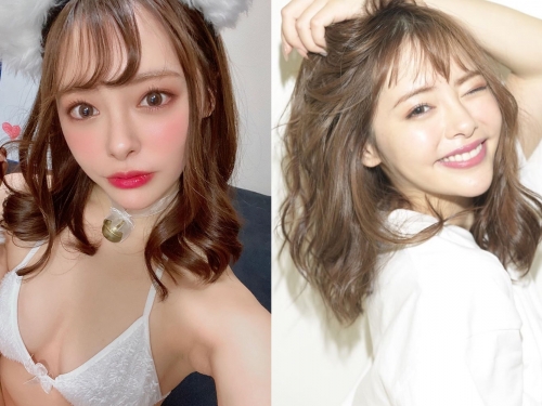 AV韓系小天后「小倉由菜」自拍不小心犯職業病　當街「掀裙露內褲」尷尬羞笑