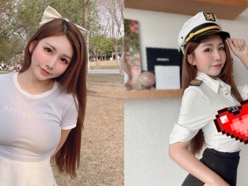 JKF 小隻女代表「念念」曬女警裝造型！這一動作險些把襯衫扣子撐飛