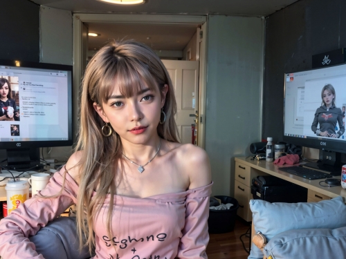 電玩直播美少女~