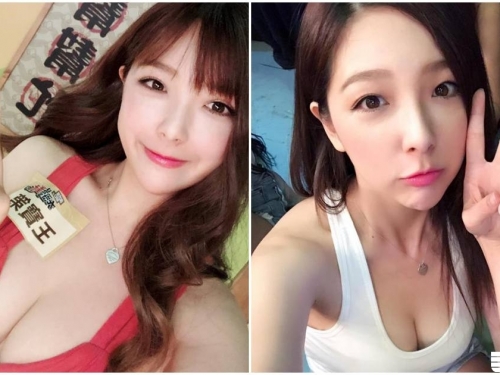 長腿辣妹「渾圓事業線」超惹火，爆乳畫面深溝讓人噴鼻血！