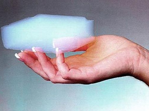 世界上最輕的固體：氣凝膠