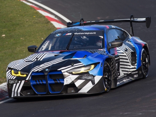 更狂野的雙腎造型！BMW 新世代廠車 M4 GT3 紐柏林狂飆測試中