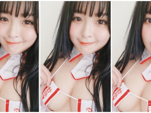 超童顏巫女「爆乳施法」了！「巨乳魅力無法擋」大到蹦出！